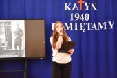 Uroczystości katyńskie w Szkole Podstawowej w Konarzycach
