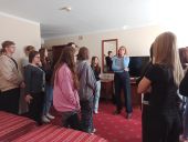 Klasa 3 TŻ i 3 AH w Hotelu Żubrówka