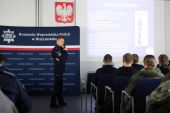 Szkolenie uczniów klasy pierwszej Oddziału o profilu mundurowym
